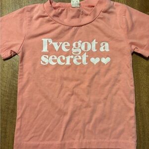 Pink Kids T-Shirt with Heart Design